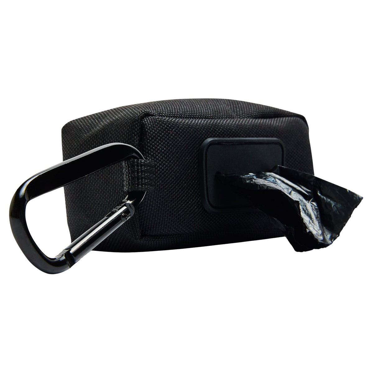 The GF PET® Poop Bag Dispenser makes the inevitable stylish and easy, with a carabiner clasp to attach to any leash, bag, or belt loop. Made of durable, quality soft-shell polyester, so no hard plastic to flop around. Sports a zipper opening for easy refill and a rubber slit opening to dispense bags as needed. Fits a standard size roll of up to 15 bags (roll not included). Choose from our timeless Black or groovy Tie-dye. Never be caught again without poop bags!