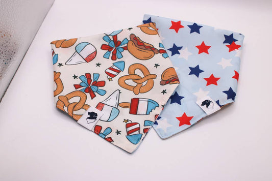 Summer Reversible Dog Bandana