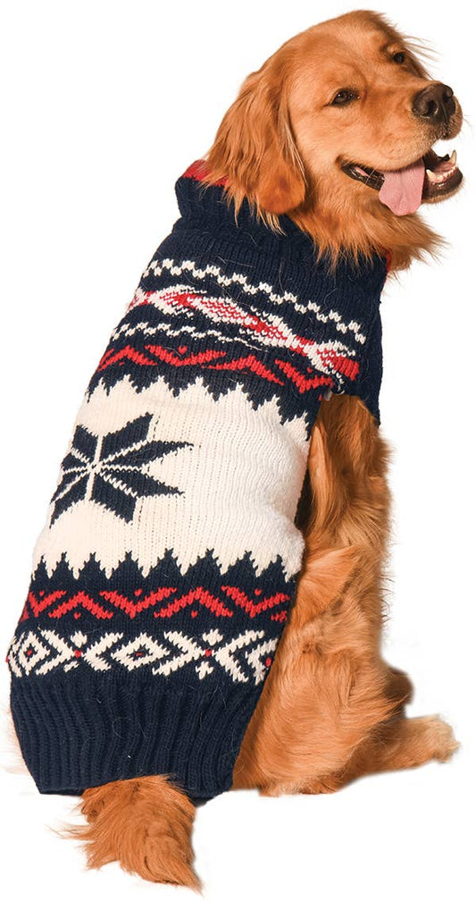 Chilly Dog- Navy Vail Dog Sweater