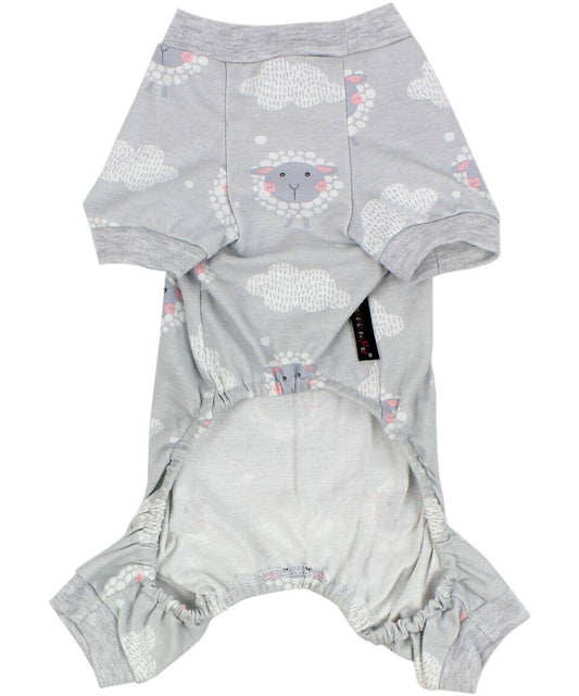 Grey Sheep Pajama – Warm & Breathable Pet Sleepwear