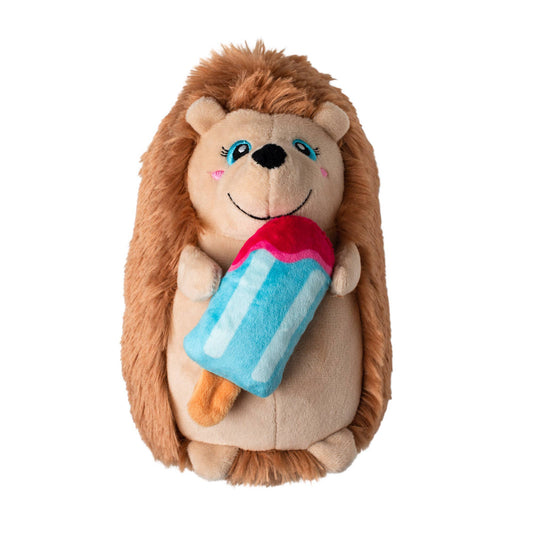 BE COOL BE HEDGY PLUSH DOG TOY