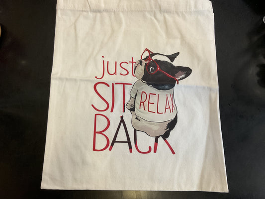 Frenchie tote bags