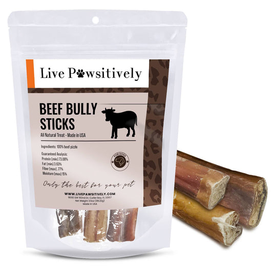 6 Inch Jumbo Bully Sticks 3 Pack