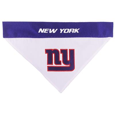 NY Giants Reversible Through The Collar Pet Bandana