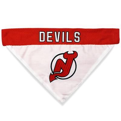 NJ Devils Reversible Through the Collar Pet Bandana