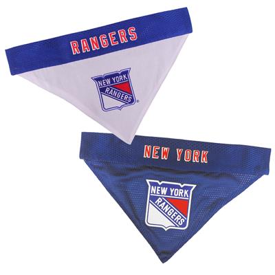 New York Rangers Reversible Through the Collar Pet Bandana