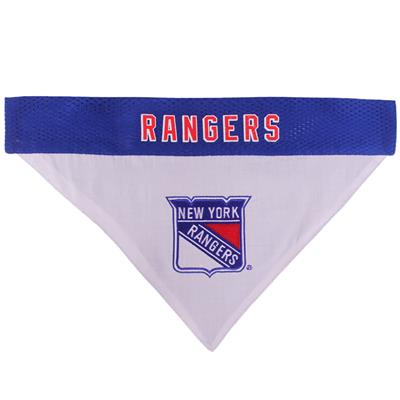 New York Rangers Reversible Through the Collar Pet Bandana