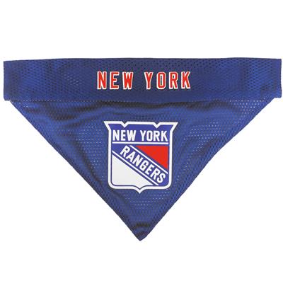 New York Rangers Reversible Through the Collar Pet Bandana