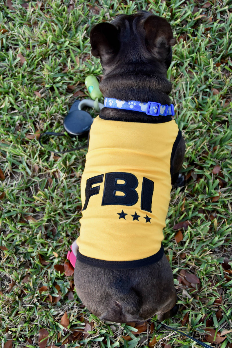 FBI Dog T-Shirt Pet Halloween Costume