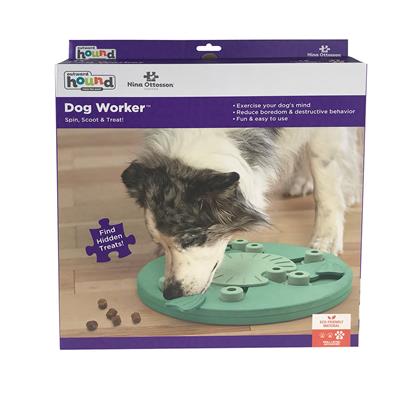 Nina Ottosson Dog Worker Toy - Green Composite Level 3