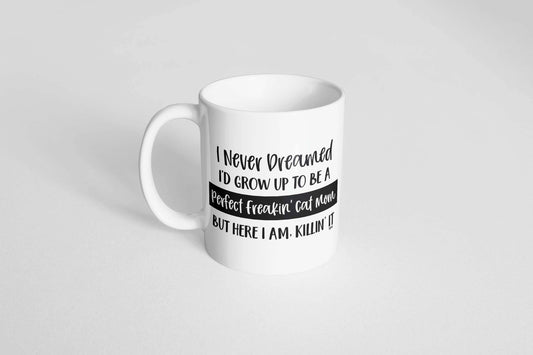 Perfect Freakin' Cat Mom Mug