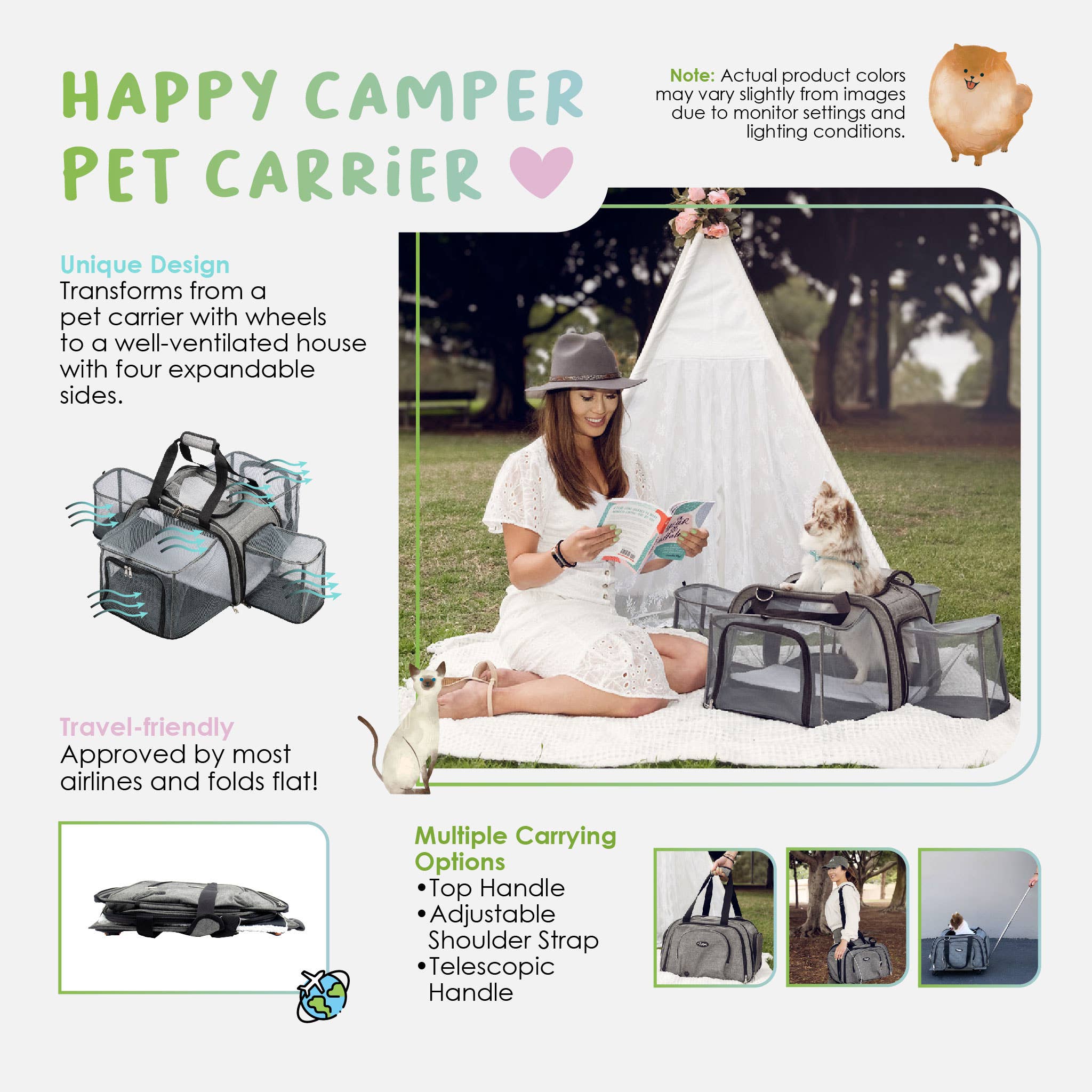 Happy Camper Pet Carrier – Frenchie Tale