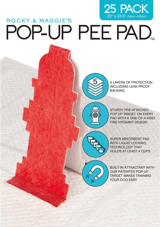 Pop-Up Pee Pad - 25 Pads