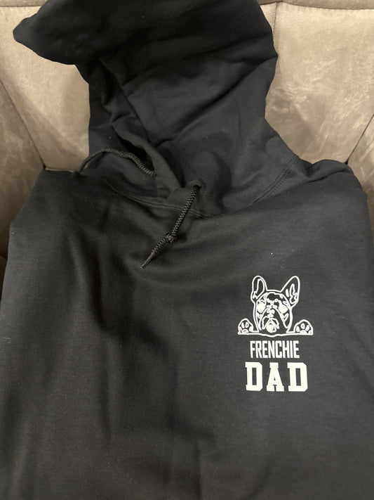 Frenchie Mom / Dad Black Hoodie