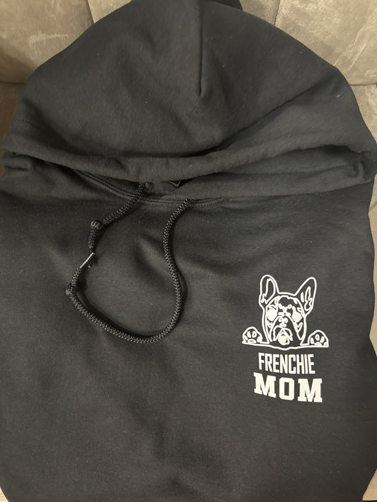 Frenchie Mom / Dad Black Hoodie