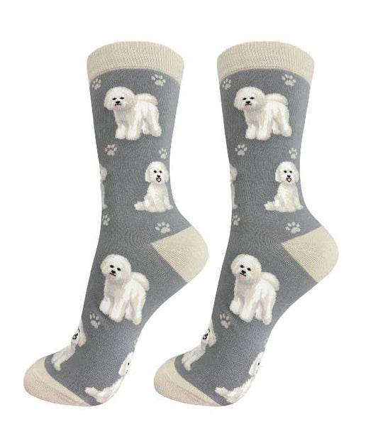 Bichon Frise - Fun Novelty Dog Socks - Unisex