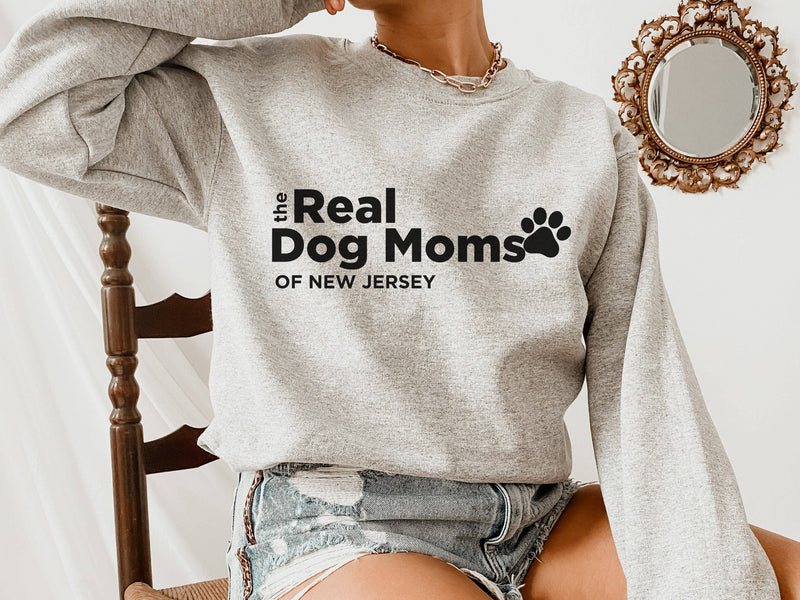 The Real Dog Moms of New Jersey Crew Neck Sweatshirt