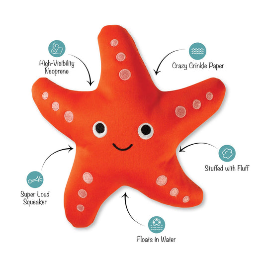 SHELLY FLOATING DOG TOY