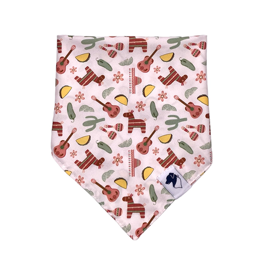 Cinco De Mayo Tie On Dog Bandana: Large