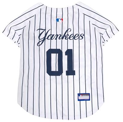 NY Yankees Pinstripe Pet Jersey