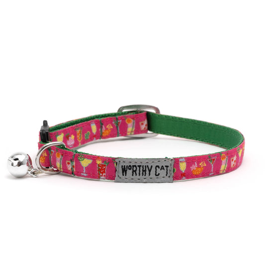 Summer Cheer Cat Collar: One Size Fits Most / Pink