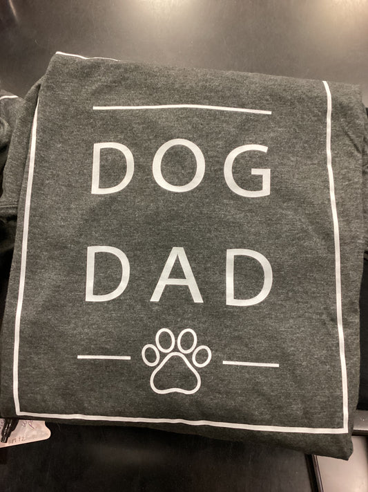 Dog Dad in a Square T-Shirt