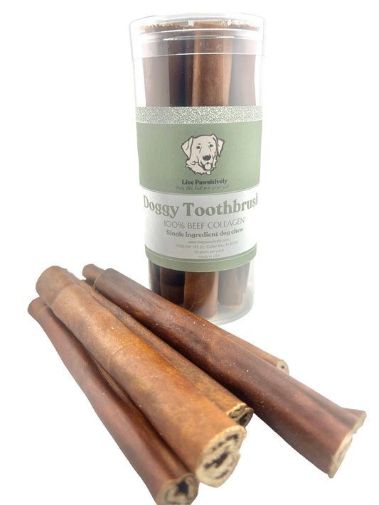 6" Beef Collagen Stick (Doggy Toothbrush)  