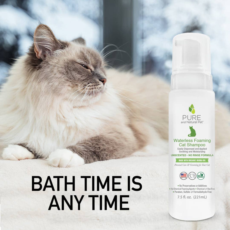 Waterless Foaming Cat Shampoo (Unscented)