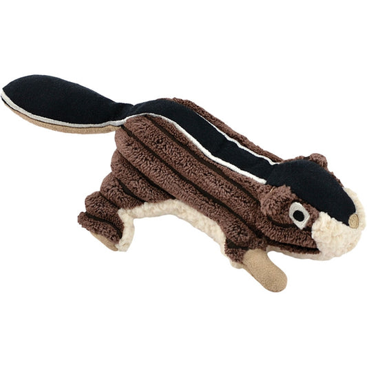 TALL TAILS DOG PLUSH SQUEAKER CHIPMUNK BROWN 5 INCHES