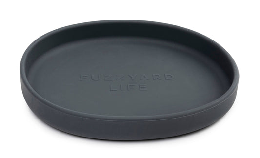 FuzzYard Life Silicone Cat Dish - Slate