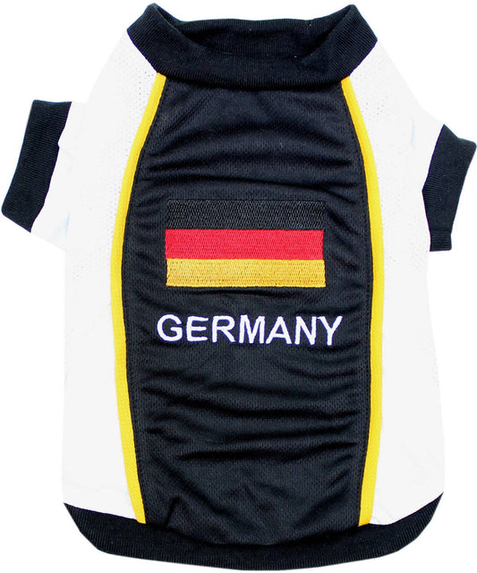Team Germany Jersey Dog T-Shirt – Perfect for Football Fans