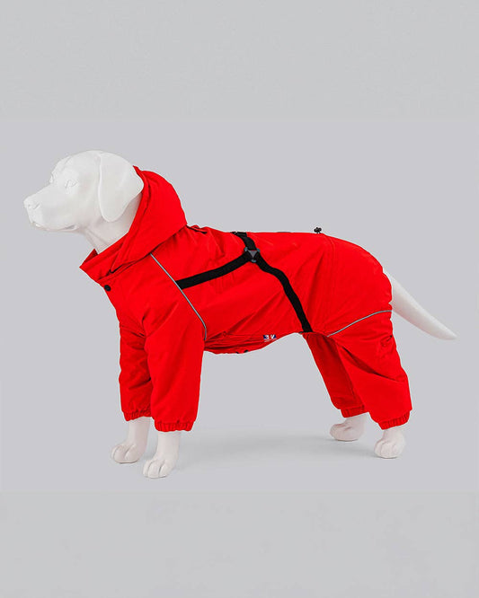 Hugo & Hudson Winter Dog Snowsuit - Red