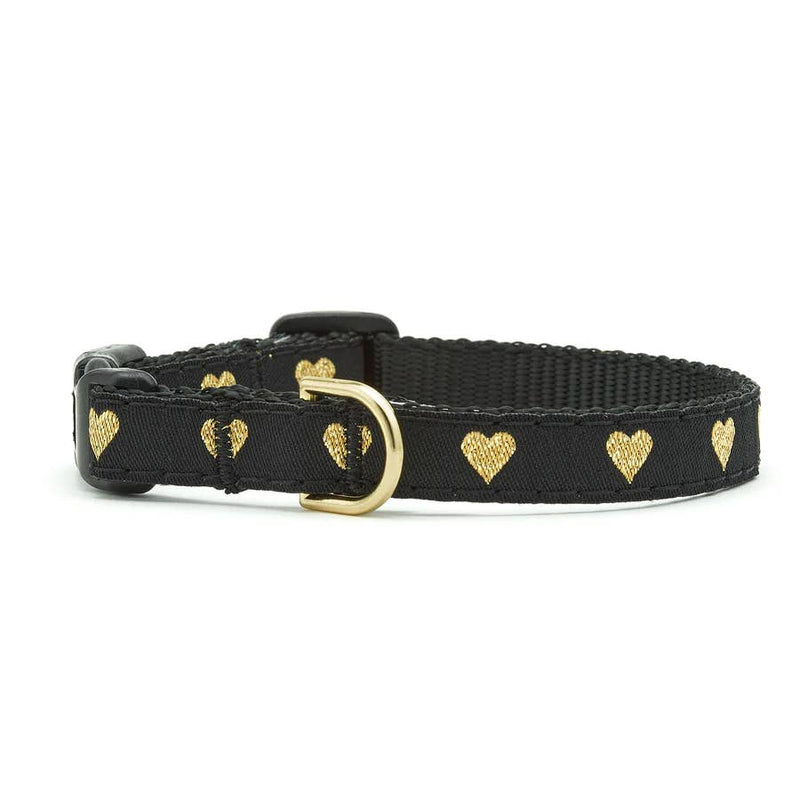 Up Country Heart of Gold Cat Collar