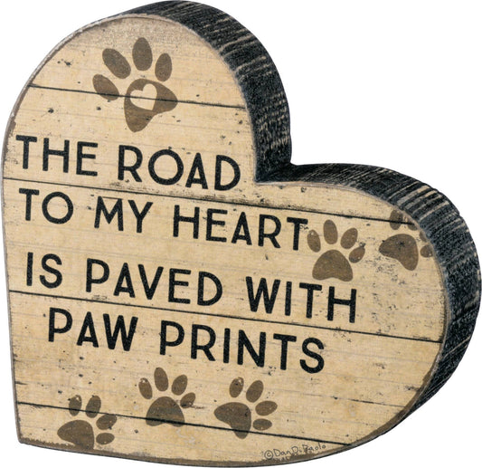 Road Paved With Paw Prints Chunky Sitter