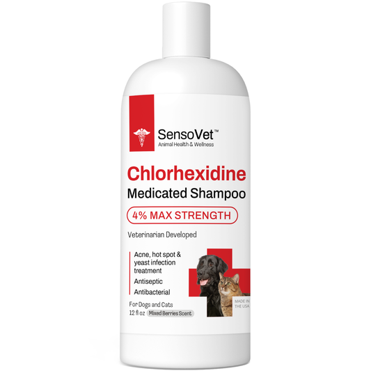 Chlorhexidine 4% Max Strength Shampoo Medicated Shampoo for