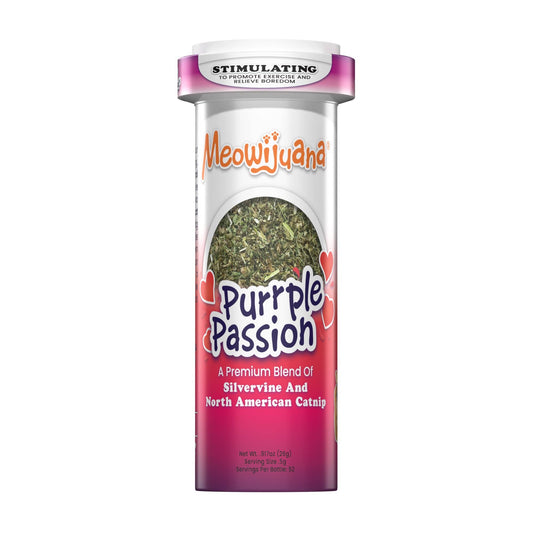 Meowijuana Purrple Passion - Catnip and Silvervine Blend