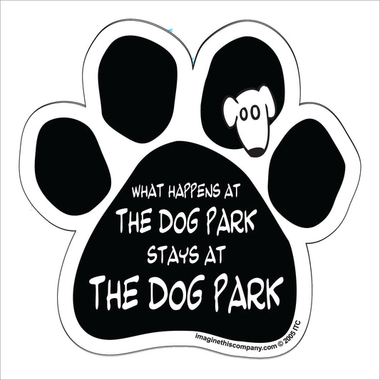 What Happens At the Dog Park Paw Magnet