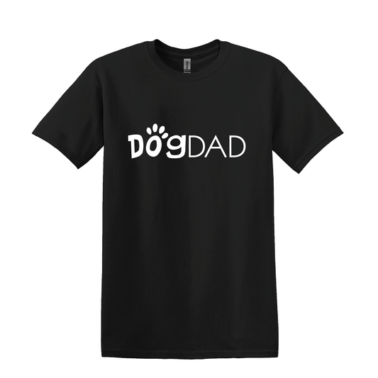 Dog Dad T-Shirt: Black