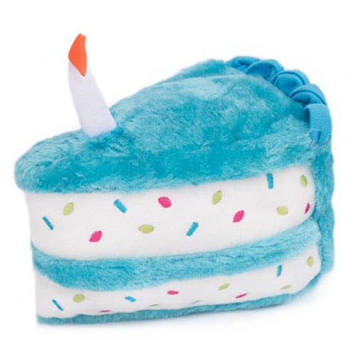 ZippyPaws Birthday Cake Blue