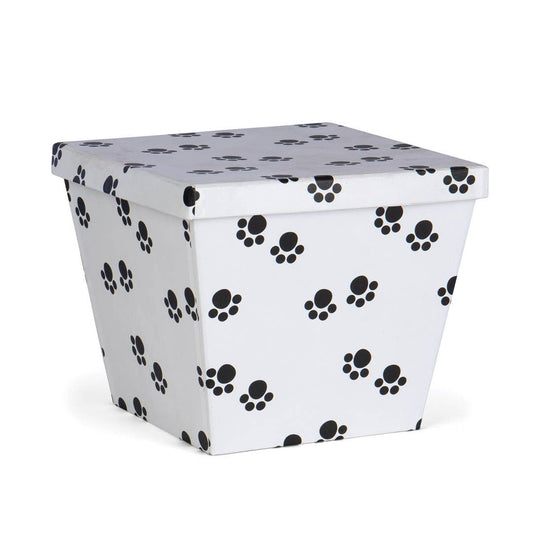 SQ PAPERBOARD BOX W/LID