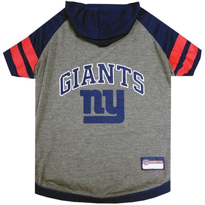 NY Giants Team Hoodie Tee Pet Wear