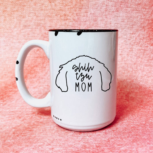 Shih Tzu Mom | Distressed Mug Collection