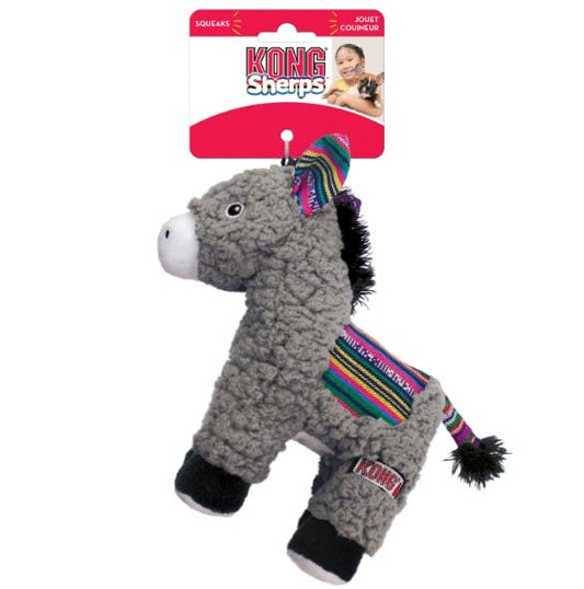 KONG® Sherps Donkey Dog Plush Toy Medium
