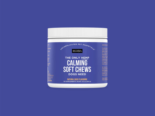 The Only Calming Soft Chews Dogs Need: 120 count jar