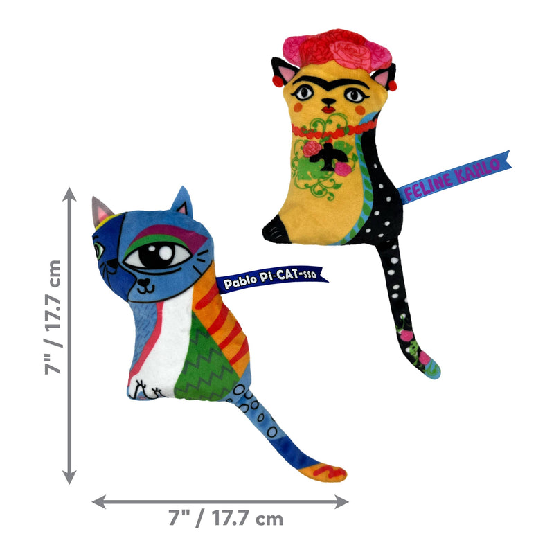 KONG® Artz Kahlo / Picasso Cat Toy 2pk