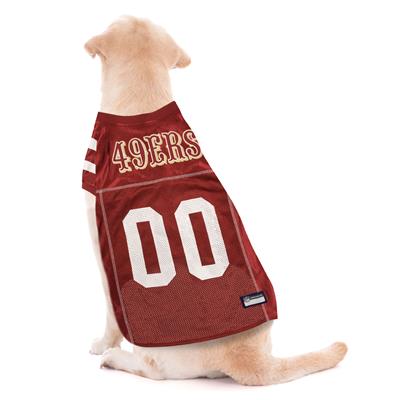 NFL San Francisco 49ers Official Pet Mesh Jersey