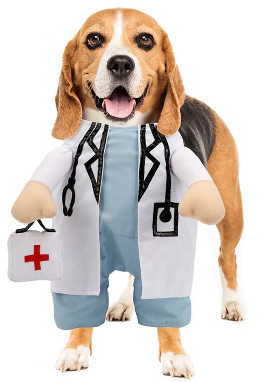 Funny Pet Costume- The Dogtor