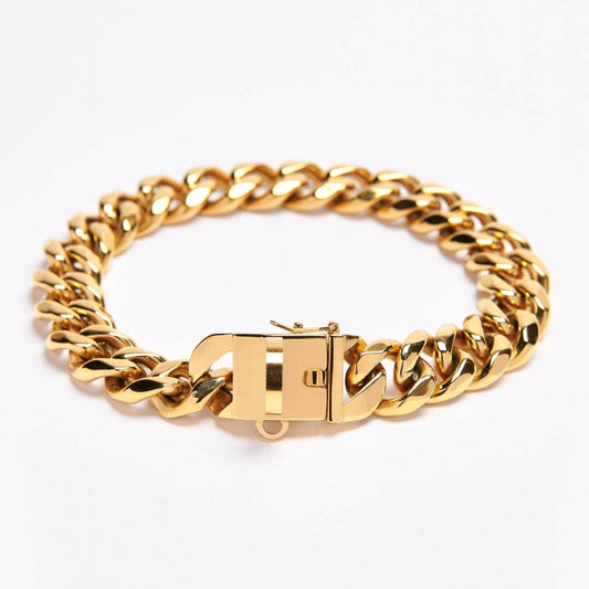 Cuban Link Chain Dog Collar