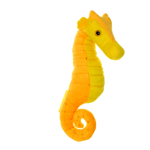 Mighty Tuffy Ocean Seahorse, Plush, Squeaky Dog Toy