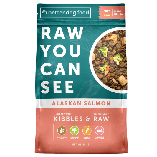 A Better Dog Food Salmon - Raw You Can See